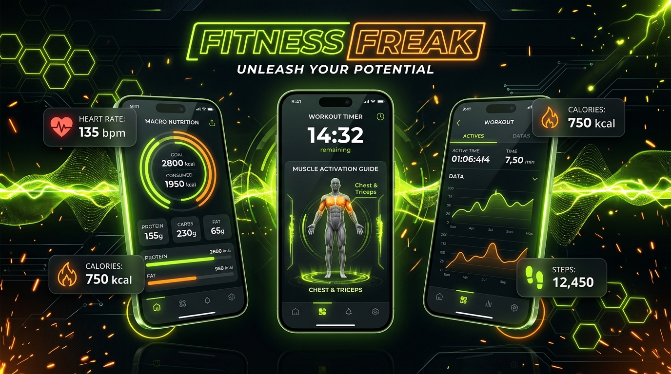 Fitness Freak – Workout & Nutrition Planner